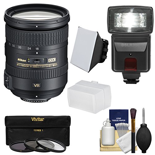 Nikon 18200mm f3.55.6G VR II DX ED AFS NikkorZoom Lens with 3