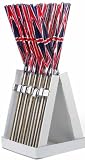 from Union Jack 6 x Union Jack Citronella Outside Garden Candle 122cm on Bamboo Stick Queens Diamond Jubilee Candle Jubilee Street Party Supplies Outdoor Events