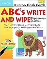 Abcs Write & Wipe (Kumon Flash Cards) (Paperback)
