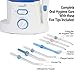 Ivation Oral Irrigator Compact Countertop Water Flosser - with 5 Interchagneable Tips, 2 Jets, Tongue Cleaner, Pocket, Orthodontic & Plaque Seeker