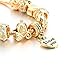 Long Way Women Gold Plated Snake Chain Bracelet 