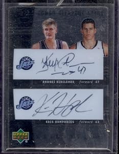 04-05 Trilogy Combo Kris Humphries Kirilenko Auto