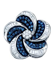 0.51CT BLUE DIAMOND FASHION PENDANT