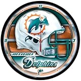 Miami Dolphins NFL Round Wall Clock