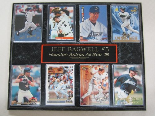 Houston Astros Jeff Bagwell 8 Card Plaque