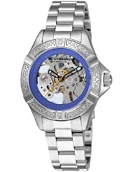 Stuhrling Original Womens 331.121196 Aquadiver Regatta Skeleton Automatic Diamond Watch