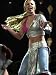 Britney Spears on Her First Tour of the UK at Wembley Arena, October 2000 Photographic Poster Print by Mirrorpix, 36x48