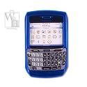 Lux Blackberry 8700 Crystal PDA Cell Phone Case - Blue