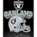 Northwest Oakland Raiders Gridiron Fleece Throw Size: One Size