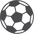 QuicKutz REV-0097 4 by 4 Dies, Soccer Ball