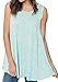 Women Sleeveless Loose Racerback Vest Tank Top