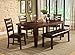 Milton Greens Stars 8840DB Alicante Butterfly Leaf Dining Table, 64 by 42 by 30-Inch, Dark Brown