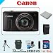 Canon SX260 12MP Digital Camera Bundle - 16GB SDHC Memory Card - USB Memory Card Reader - Spare NB-L6 Battery - Table Tripod - Lens Cleaning Kit - Carrying Case