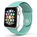 New Soft Silicone Sport Style Replacement Iwatch Strap Band for Apple Wrist Watch Series 1 Series 2 (Mint Green 42mm)