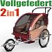FAH16-Rumba Red Fahrradanhänger für 2 Kinder