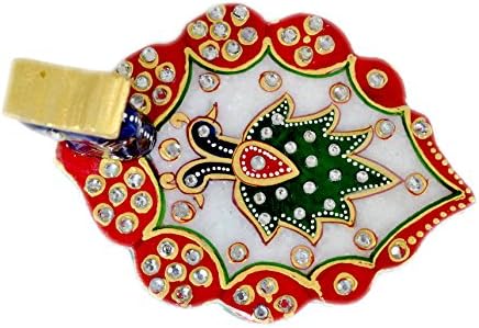 Beautiful Handmade Marble Product Alluring Home Décor Made on Marble with Hand Painting and Decoration By Skilled Artisans of Rajasthan India