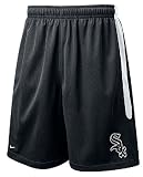 Chicago White Sox Adult MLB Black Home Run Nike FIT Dry 8 Inseam Baseball Shorts By Nike Team Sport