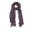 SPRINGFIELD - Foulard imprim� long rectangulaire - Femme, U, navy