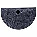 CHIMAERA Chi Mercantile 20 lb. Outdoor Patio Half Round Umbrella Base Resin Stand