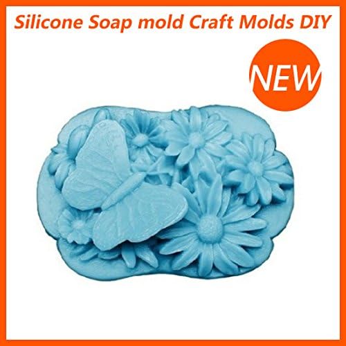 Cjeremy2000 C122 Butterfly Sunflower Craft Art Silicone Soap mold Craft Molds DIY Handmade Candle Molds