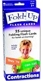 Learning Resources Fold Up Flashcards, Contractions