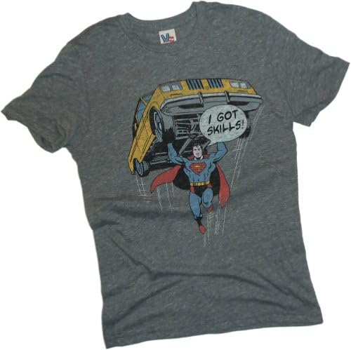 "I Got Skills!" -- Superman -- Junk Food Mens T-Shirt, Medium