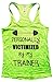Personally Victimized By Trainer Womens Workout Running Gym Burnout Tank Top