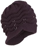 Threads Women's Crimped Ivory Hat,Blackberry,One Size