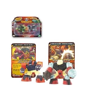Giochi Preziosi 7314, Gormiti, Confezione da 2 Action Figure e 2 Schede