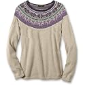 Fair Isle Yoke Sweatshirt Sweater