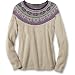 Fair Isle Yoke Sweatshirt Sweater