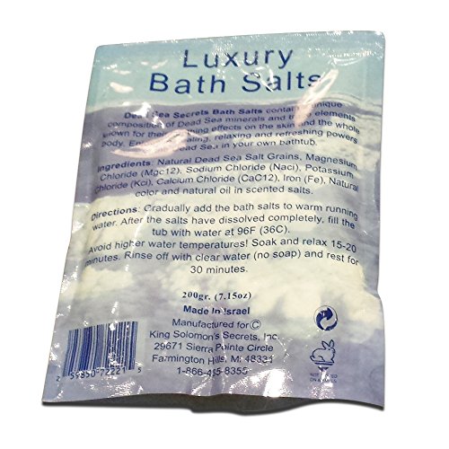Dead Sea Luxury Bath Salts Original Pure Natural Dead Sea Salts