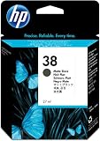HP 38 Matte Black Pigment Ink Cartridge in Retail Packaging