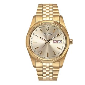 Bulova Men's Day-Date Bracelet Watch #97C002