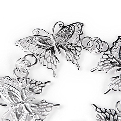 ANDI ROSE Jewelry 925 Silver Plated Cartier Love Butterfly Pendants Friendship Bracelet for Women Men