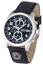 Accurist All Terrain Gents Strap Stainless Steel Black Dial Watch