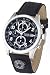 Accurist All Terrain Gents Strap Stainless Steel Black Dial Watch