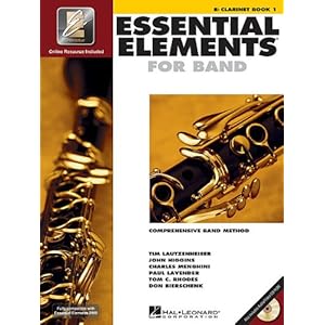 Hal Leonard Essential Elements 2000 Clarinet Book 1 with Cd Rom