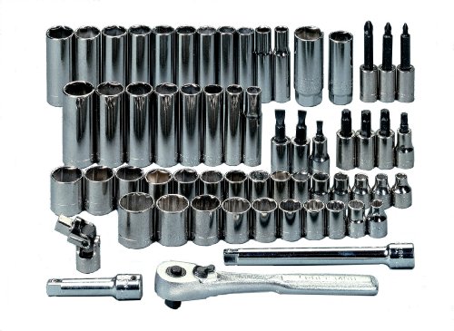 Craftsman 9-43143 Standard and Metric 3/8-Inch Drive Socket Wrench Set, 60-Piece