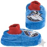 Speed Racer Royal Blue Mach 5 Sock Top Slippers for Toddler Boys
