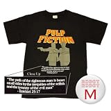 �ѥ�ס��ե�������� ���륨�å�Tee��Pulp Fiction T-Shirt �����ƥ����� �ǲ�T����� M���¹�͢����