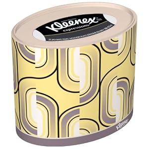 Kleenex Expressions Oval Facial Tissue (Pack of 27)