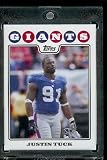 2008 Topps # 218 Justin Tuck - New York Giants - NFL Trading Cards