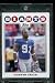 2008 Topps # 218 Justin Tuck - New York Giants - NFL Trading Cards in a Protective Di...