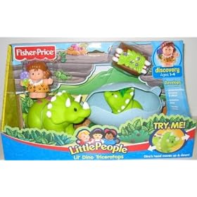 Click here to buy Little People Lil Dino Triceratops.