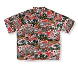 University of Georgia (UGA) Bulldogs Hawaiian Short Sleeve Button Down Shirt