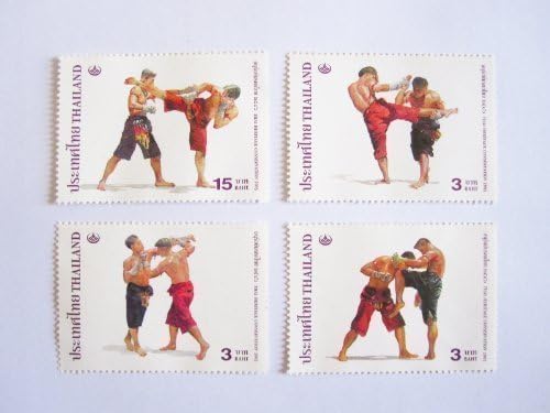 Beautiful Thai Stamps Collecting Muay Thai Stamps in 2003 Unused Thailand