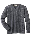 IMAGE OF Woolrich Men's Parkland V-Neck, ONYX HTR (Gray), Size XL