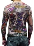 Suicide Kings Tattoo Long Sleeve Shirt, Tattoo Body Suit, X Large 510pf4FlydL. SL160 Suicide Kings Tattoo Long Sleeve Shirt, Tattoo Body Suit, X Large
