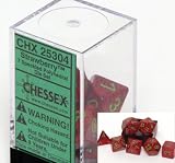 Chessex Speckled Strawberry 7 piece dice set